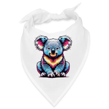 Koala - Bandana - Weiß - Vorne