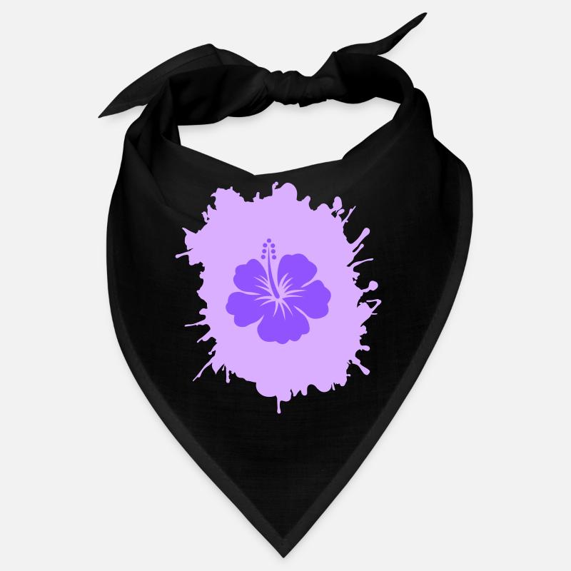 Hibiscus blobs Bandana
