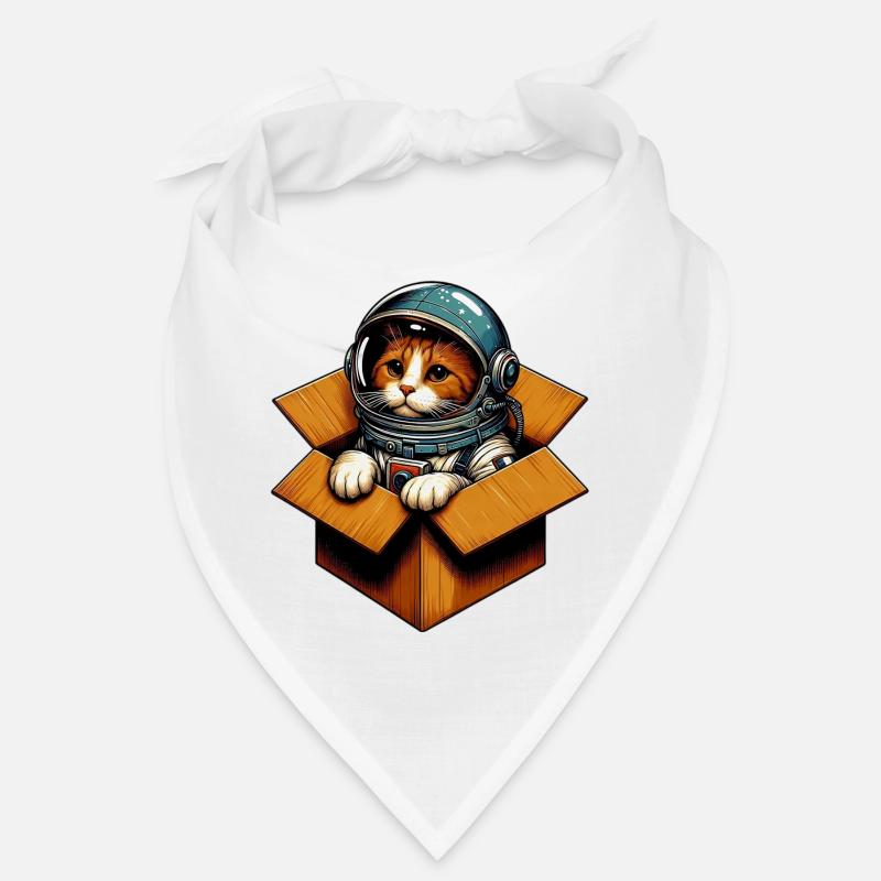 Chat astronaute Bandana