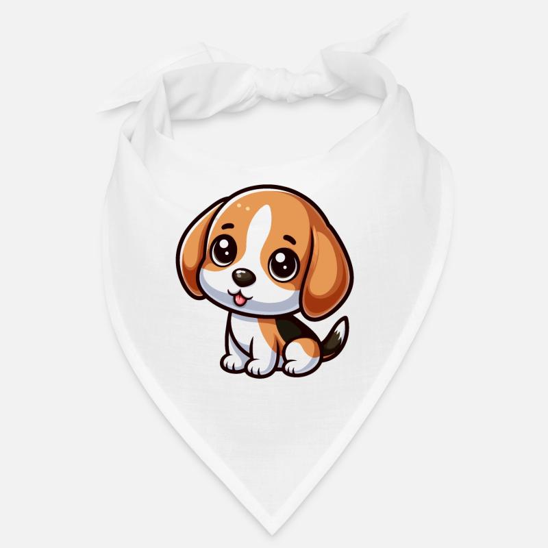 Chibi Beagle Chien Bandana