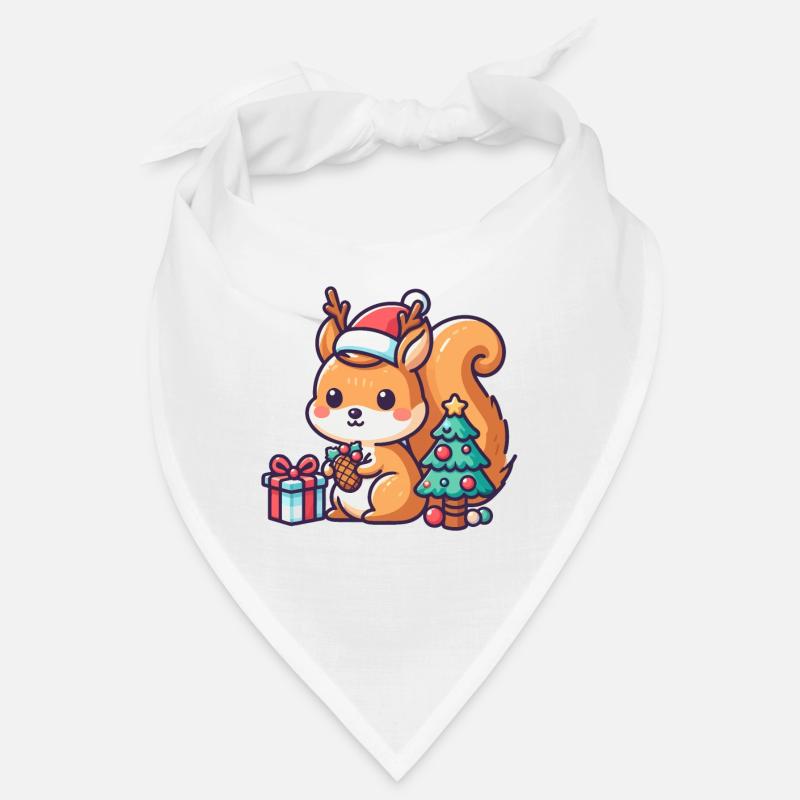 Petit écureuil de Noël Bandana