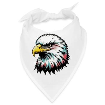 Adler - Bandana - Weiß - Vorne