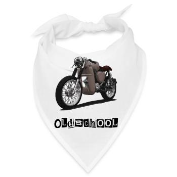 S51 (braun) // Illustration - Bandana - Weiß - Vorne
