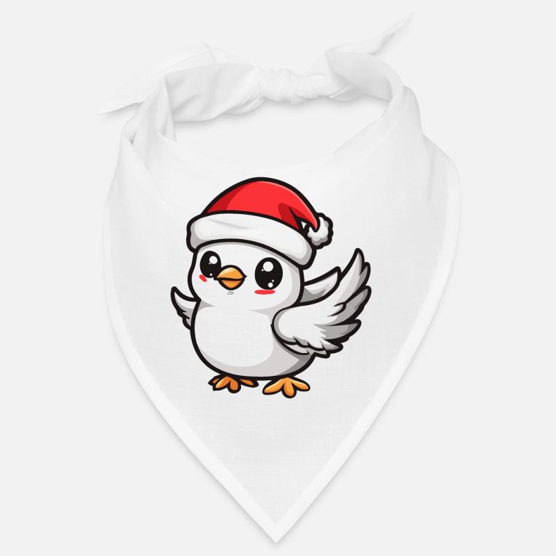 Colombe Oiseau Noël Bandana