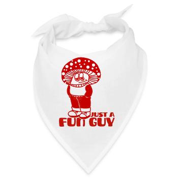 Just a chill guy Just a Fungi Meme - Bandana - Weiß - Vorne