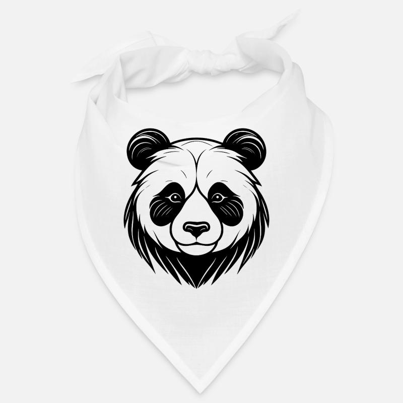 Panda Face Art Design Bandana