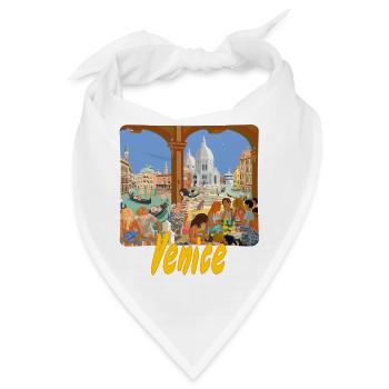 Venedig - Bandana - Weiß - Vorne