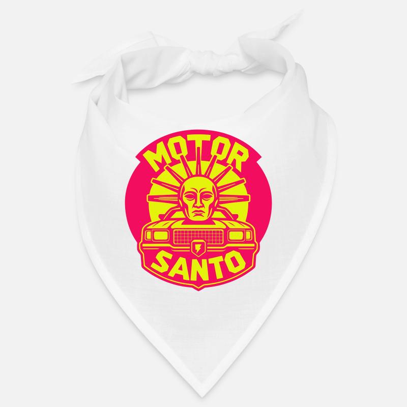 Motor Santo: Phonk-Master - Bandana - Weiß