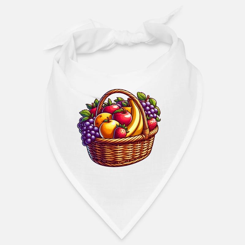 Bunter und reichhaltiger Obstkorb Bandana