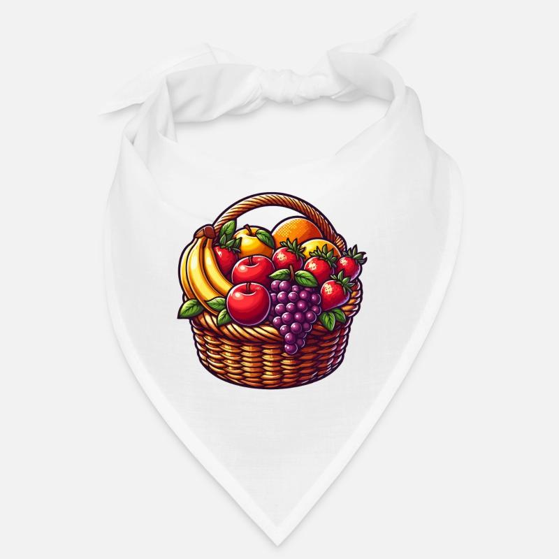Tropical Fruit Basket Bandana
