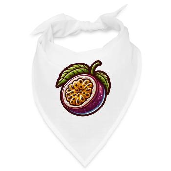 Exotische Fruchtleidenschaft - Bandana - Weiß - Vorne
