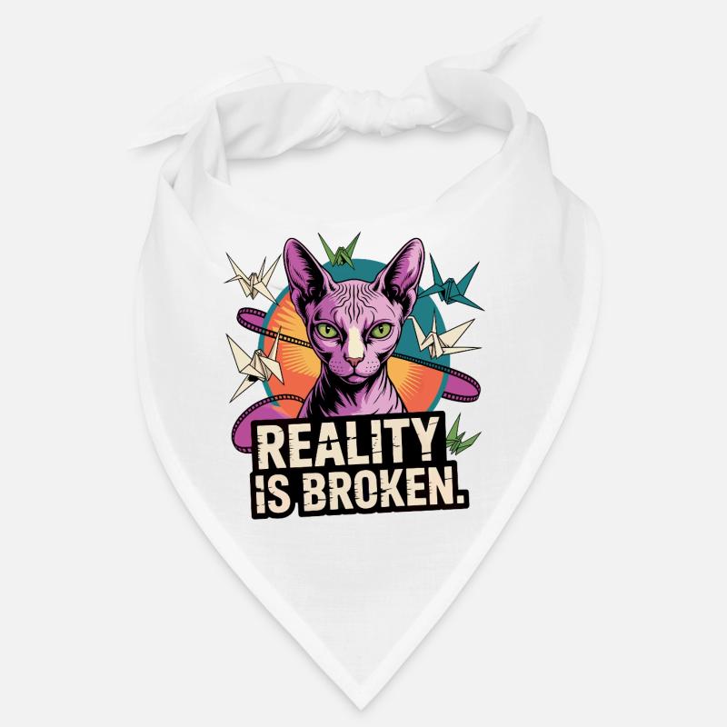 Broken Reality Cat Bandana