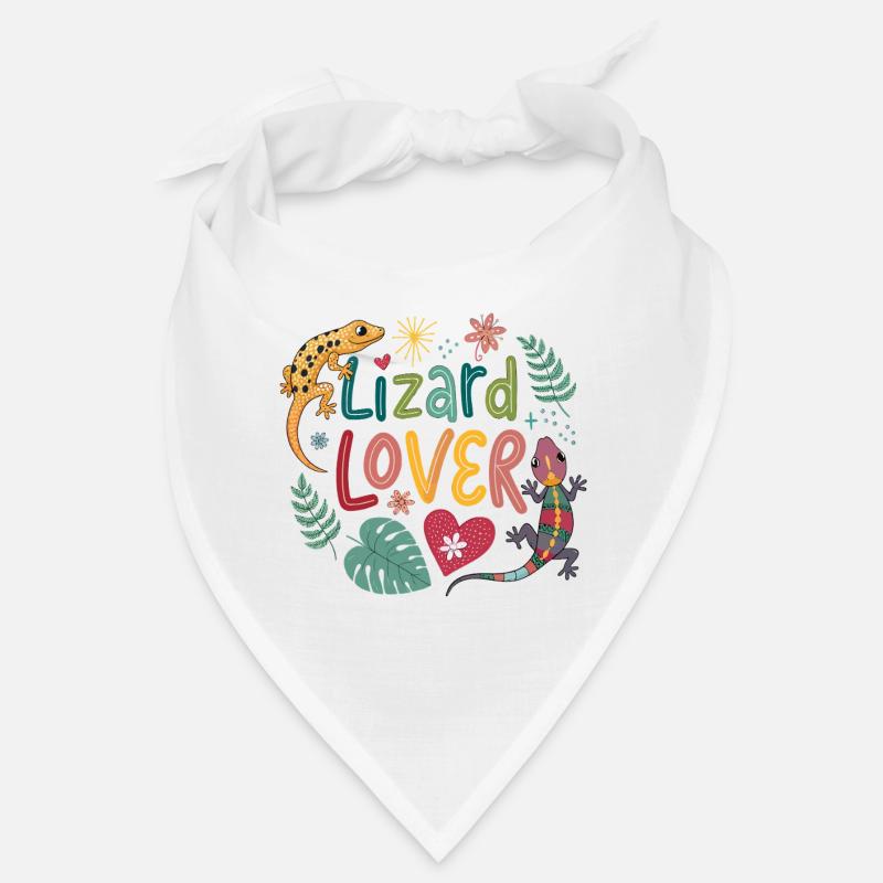 Lizard Lover Illustration Bandana