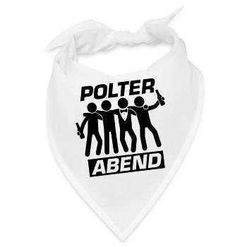 Polterabend Crew Polterhochzeit - Bandana - Weiß - Vorne