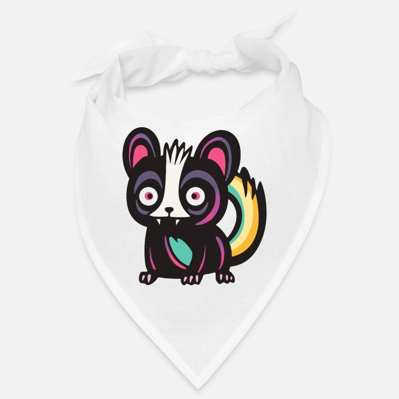 Skunk Halloween Comic Funny Bandana