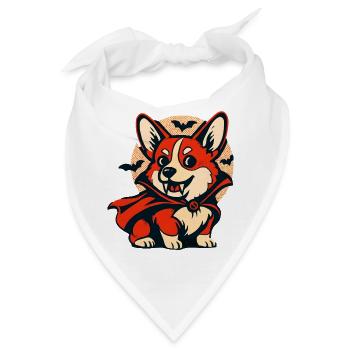 Heroischer Fuchs Halloween Umhang - Bandana - Weiß - Vorne
