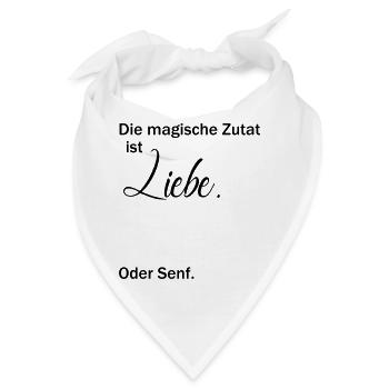 Die magische Zutat - Bandana - Weiß - Vorne