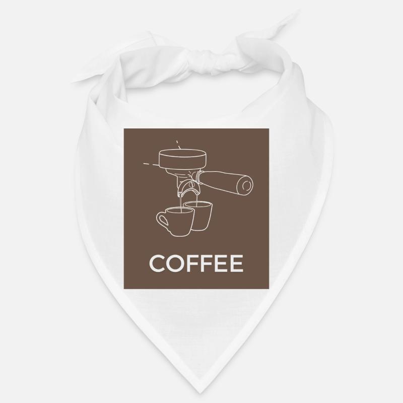 Coffee machine Line art Coffee Bandana