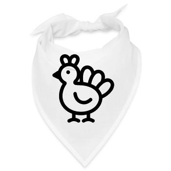 Turkei - Bandana - Weiß - Vorne