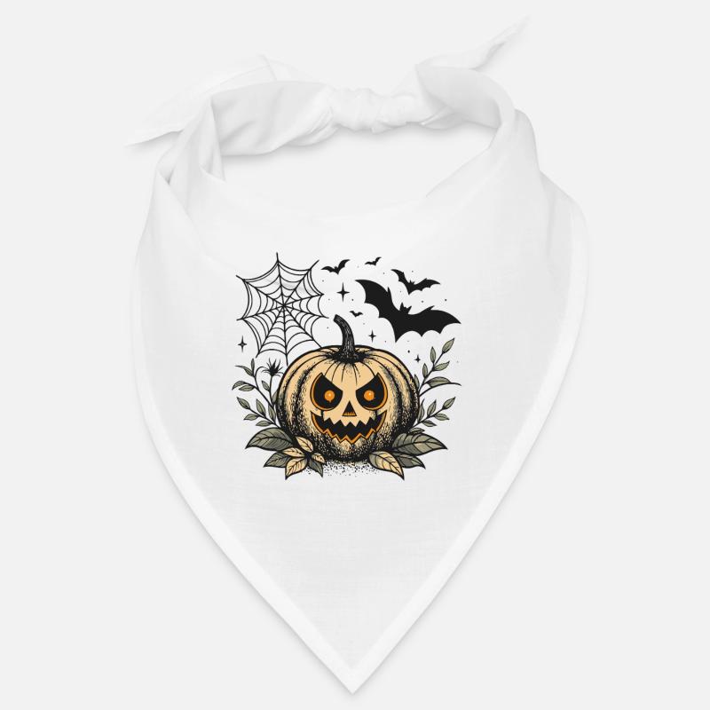 Evil Halloween Pumpkin Bandana