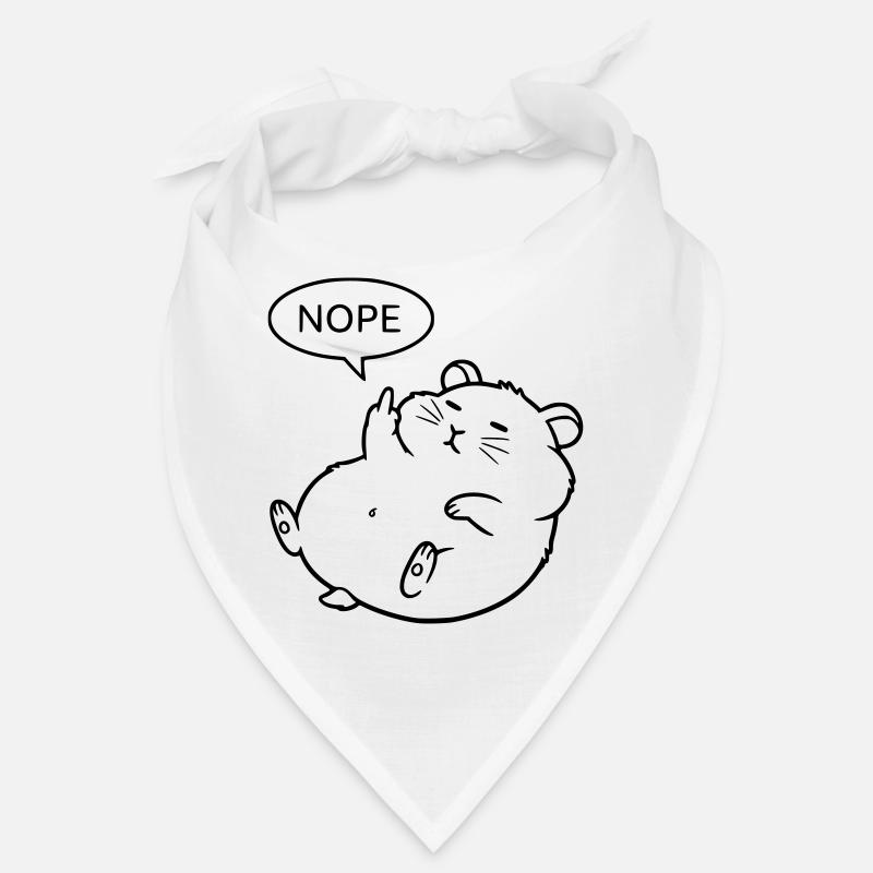 Nope Hamster | Funny Middle Finger Statement Bandana
