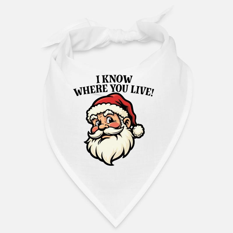 Ich weiß, wo du wohnst – Weihnachtsmann Bandana
