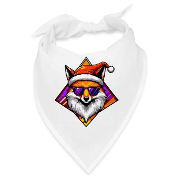 Fuchs Santa Swag - Bandana - Weiß - Vorne