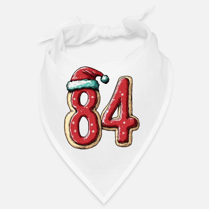84 Number Biscuit Christmas Bandana