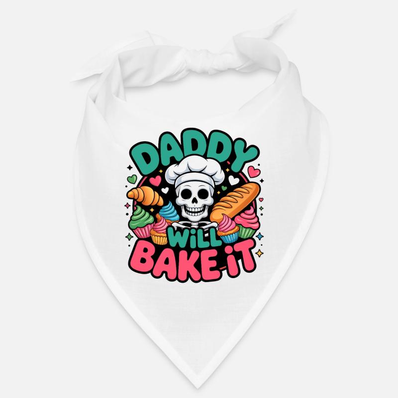Daddy Will Bake It Skelettkoch Bandana