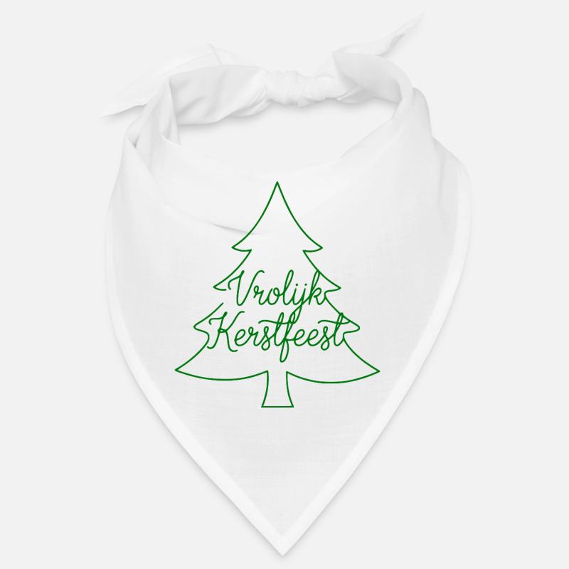 Grésillerie de Vrolijk Kerstfeest Tannenbaum holland Bandana