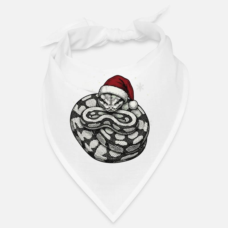 Königspython Weihnachten Ball Python Schlange Bandana