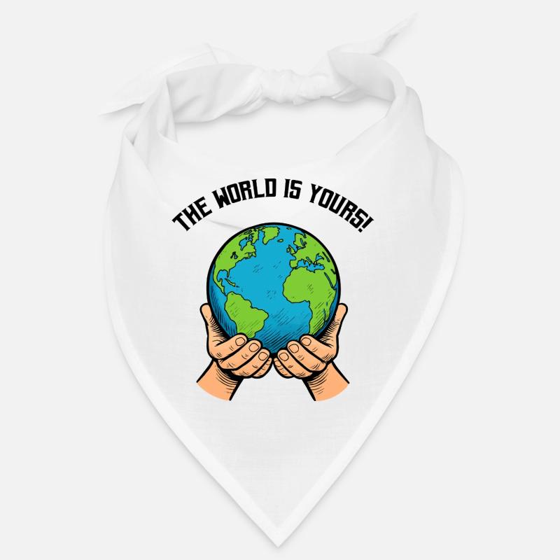 Hands Holding Earth – Global Responsibility Bandana