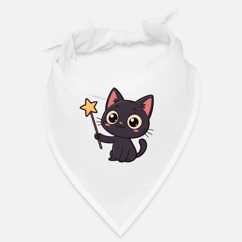 Magic Cat and Star Wand Bandana