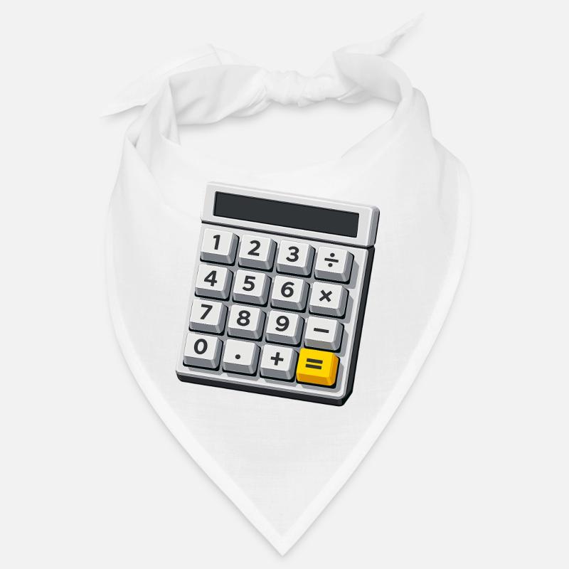 Calculatrice de costumes de carnaval Professeur de maths Bandana