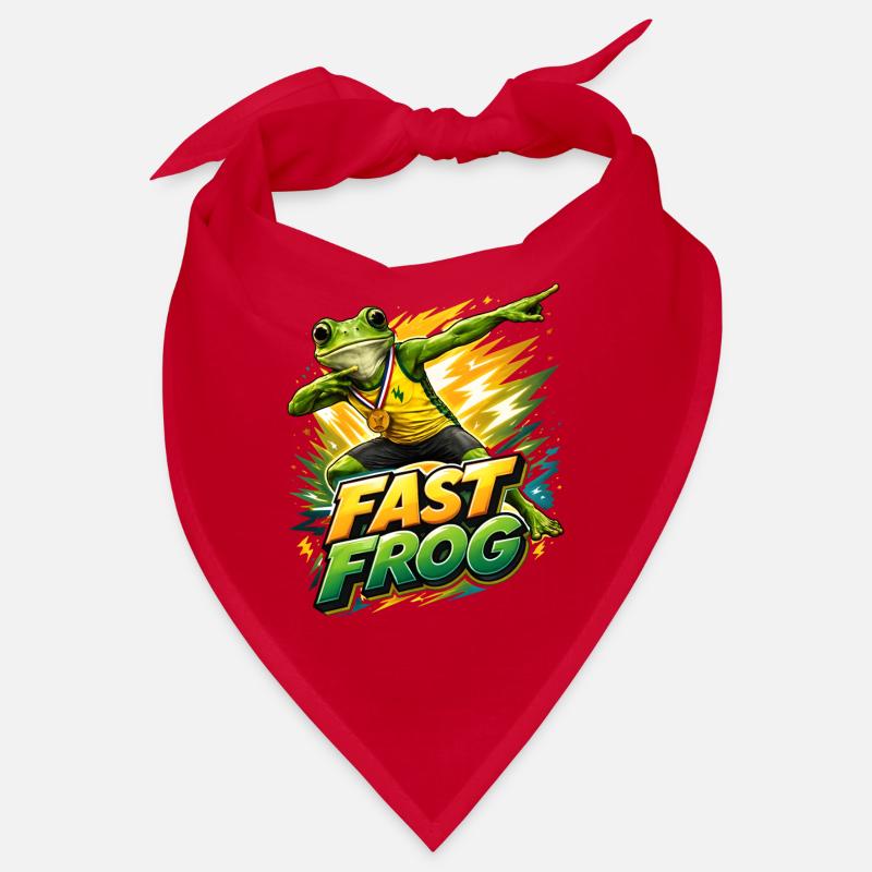 Grenouille avec médaille d’or Bandana