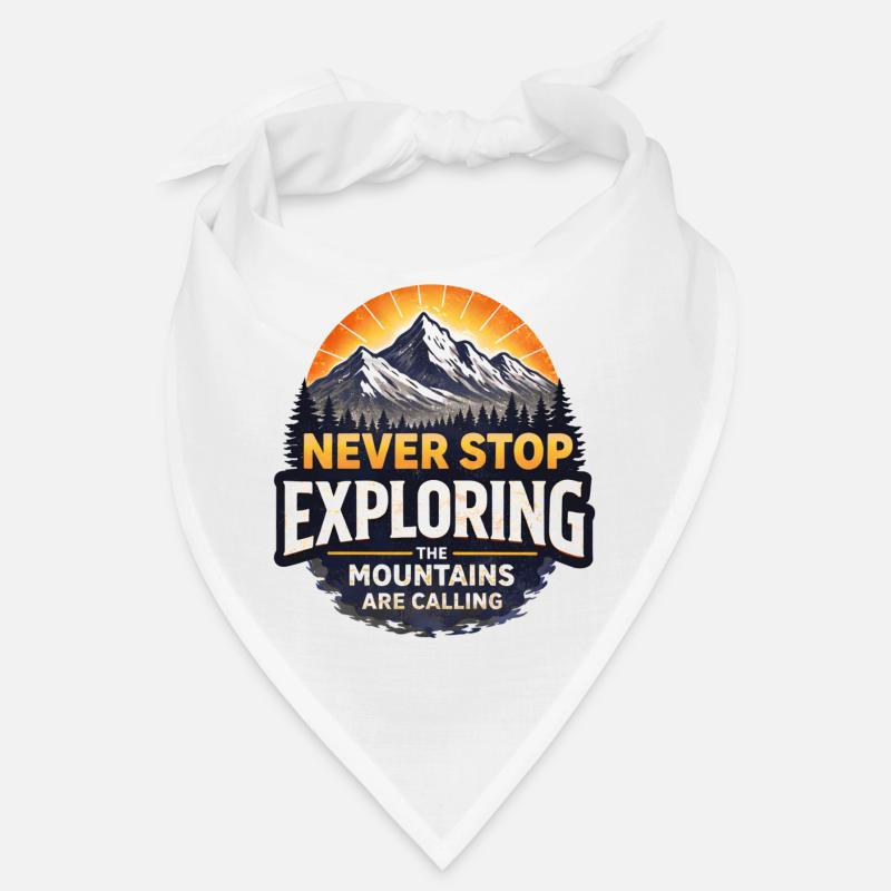 Always Exploring the Mountains Bandana