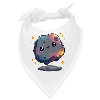 Kleiner Galaxie-Asteroid - Bandana - Weiß - Vorne