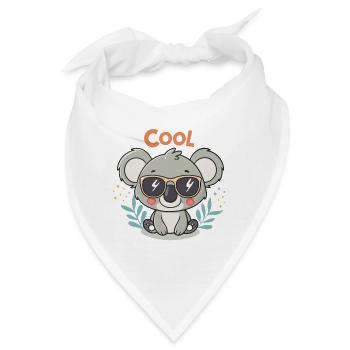 Koala Cool Sunglasses - Bandana - Weiß - Vorne