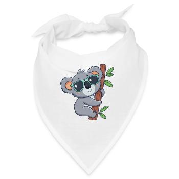 Koala Trendy Sonnenbrille - Bandana - Weiß - Vorne