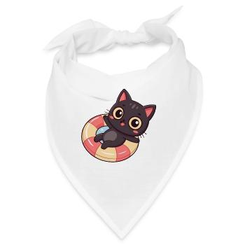 Katzen-Boje Kawaii Marine - Bandana - Weiß - Vorne