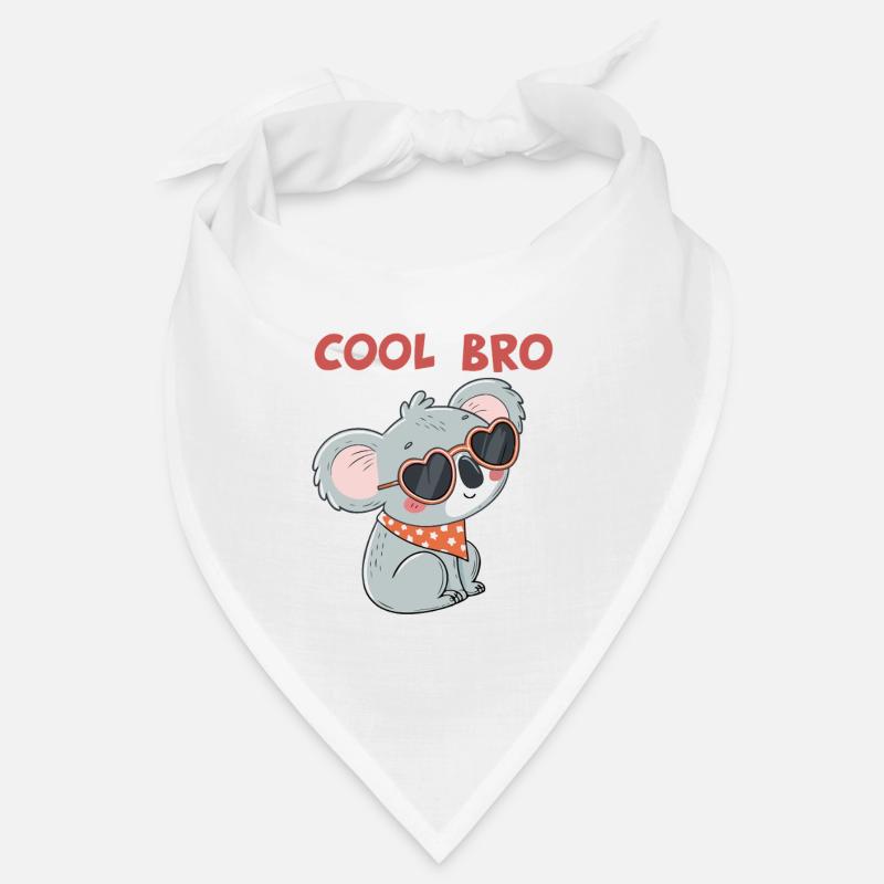 Koala Cool Heart Glasses Bandana