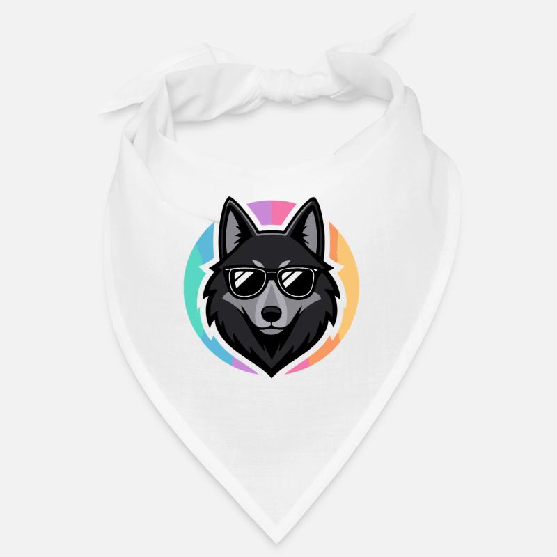 Wolf-Chic-Sonnenbrillen Bandana