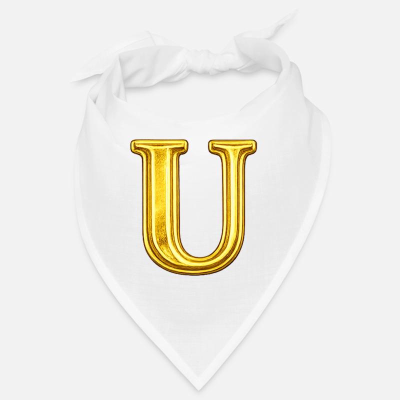 Monogramme Golden U Bandana