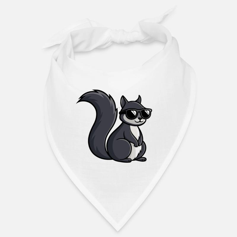 Coole Eichhörnchen-Dunkle Brille Bandana