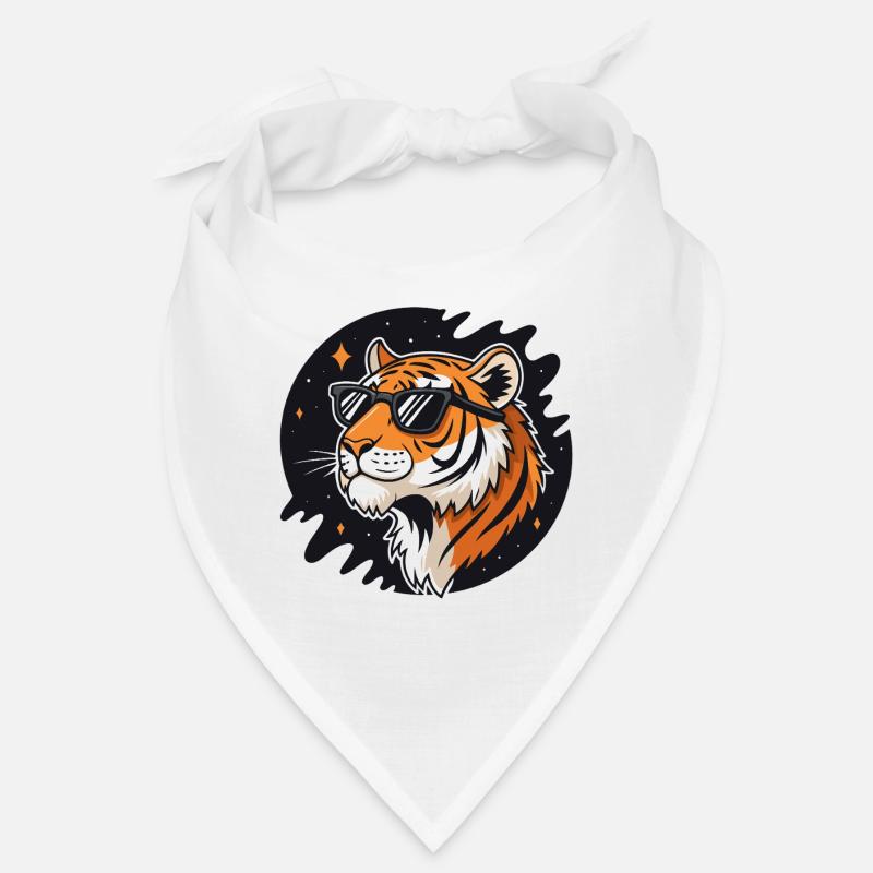 Kosmische Tigerbrille Bandana