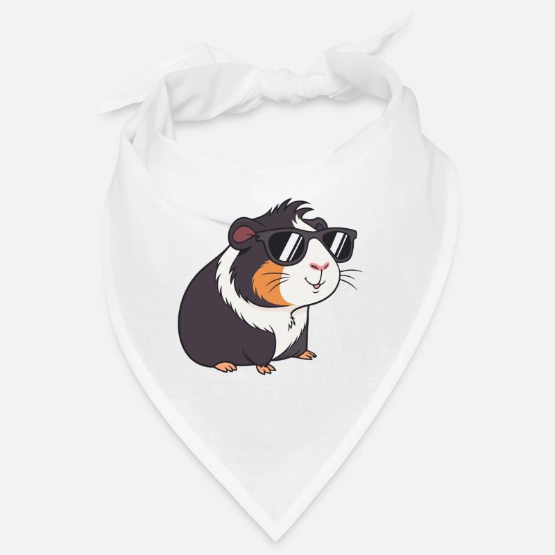 Cochon d’Inde Lunettes Bandana