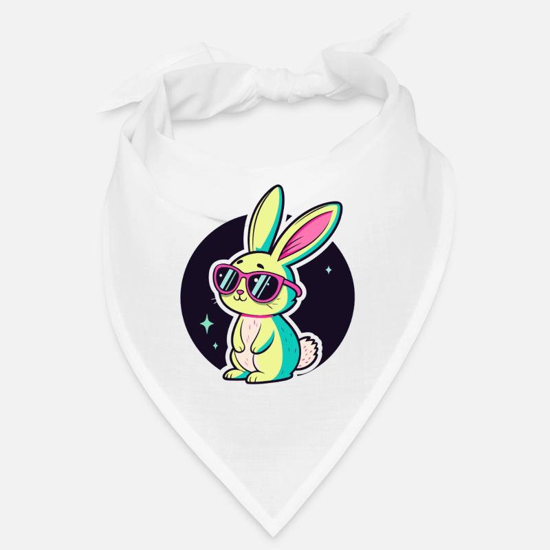 Lapin néon chic lunettes soleil Bandana