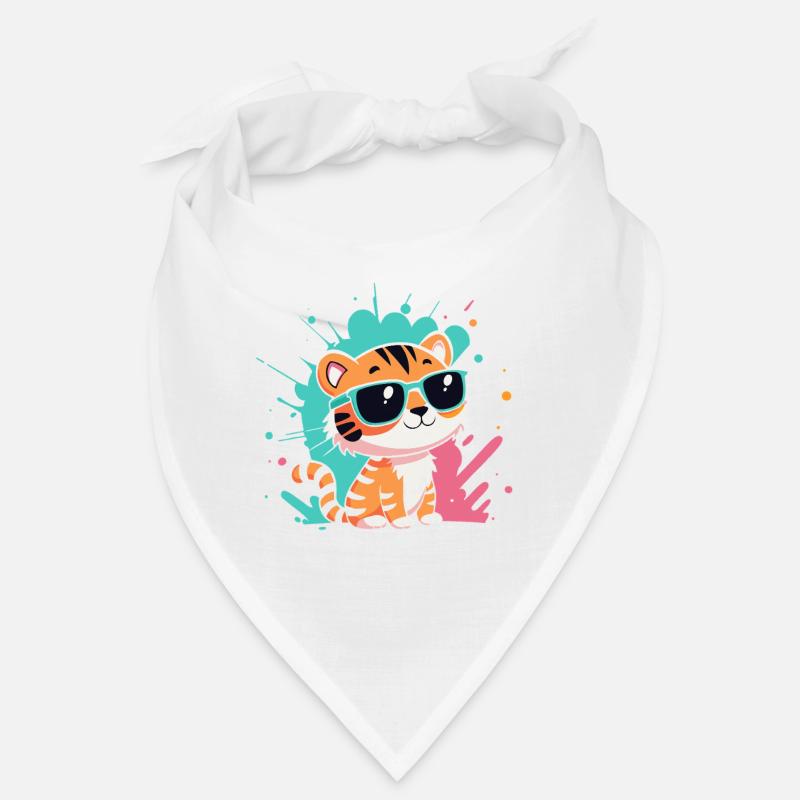 Tiger chic colorful sunglasses Bandana