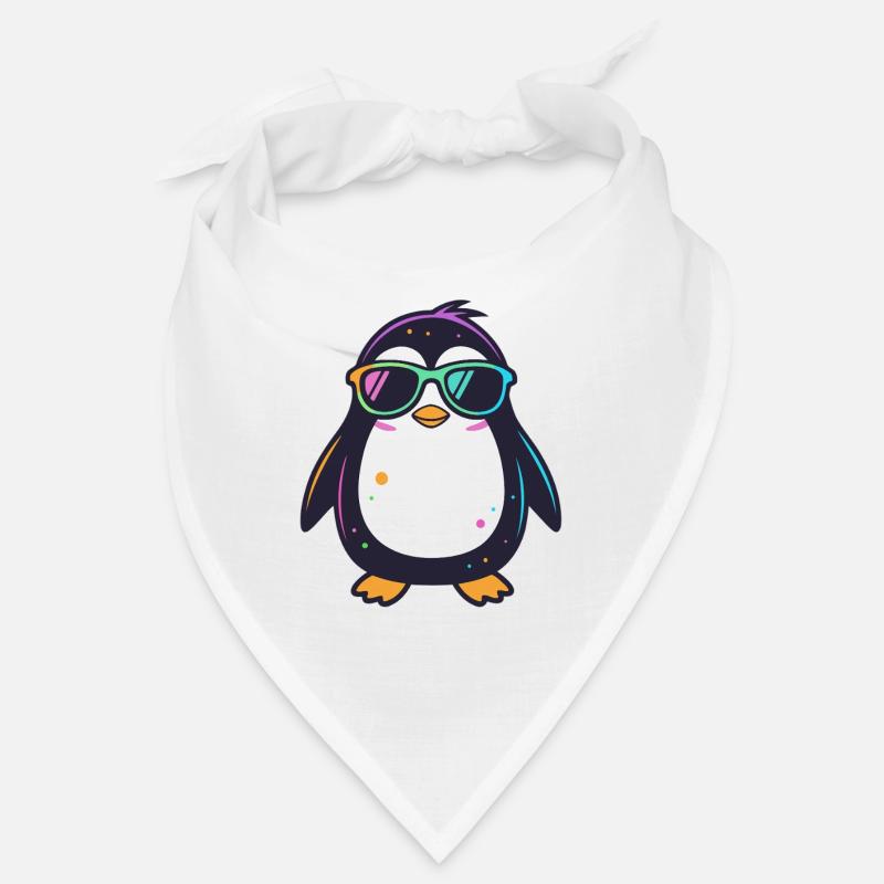 Pingouin néon lunettes Bandana