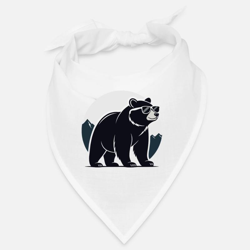 Mountain Black Bear Glasses Bandana